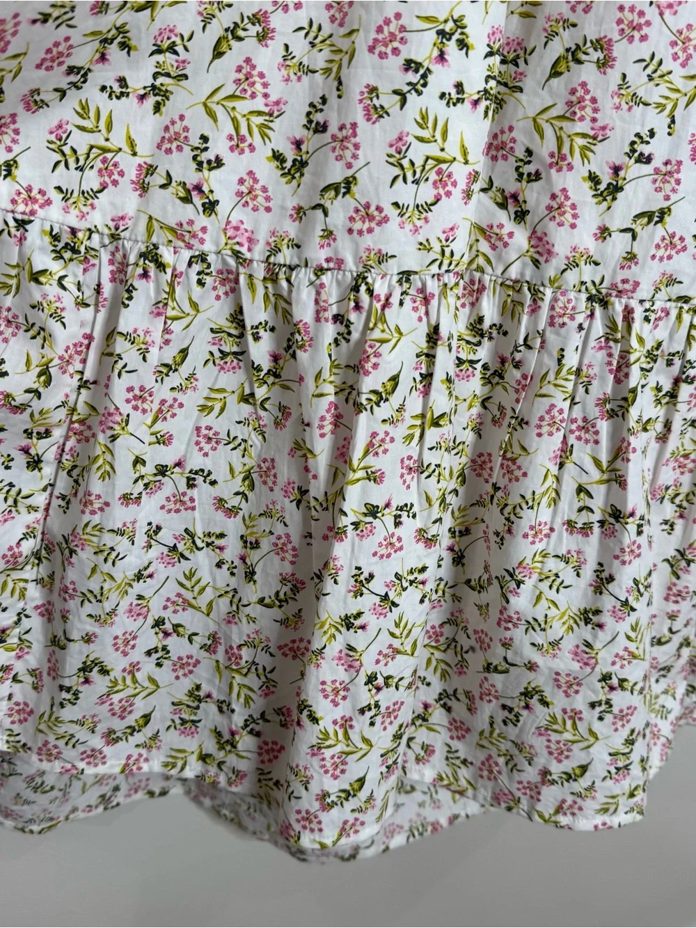 NWT J. Crew Cotton Size 6 Floral Cottagecore Open Back Puff Sleeve Midi Dress